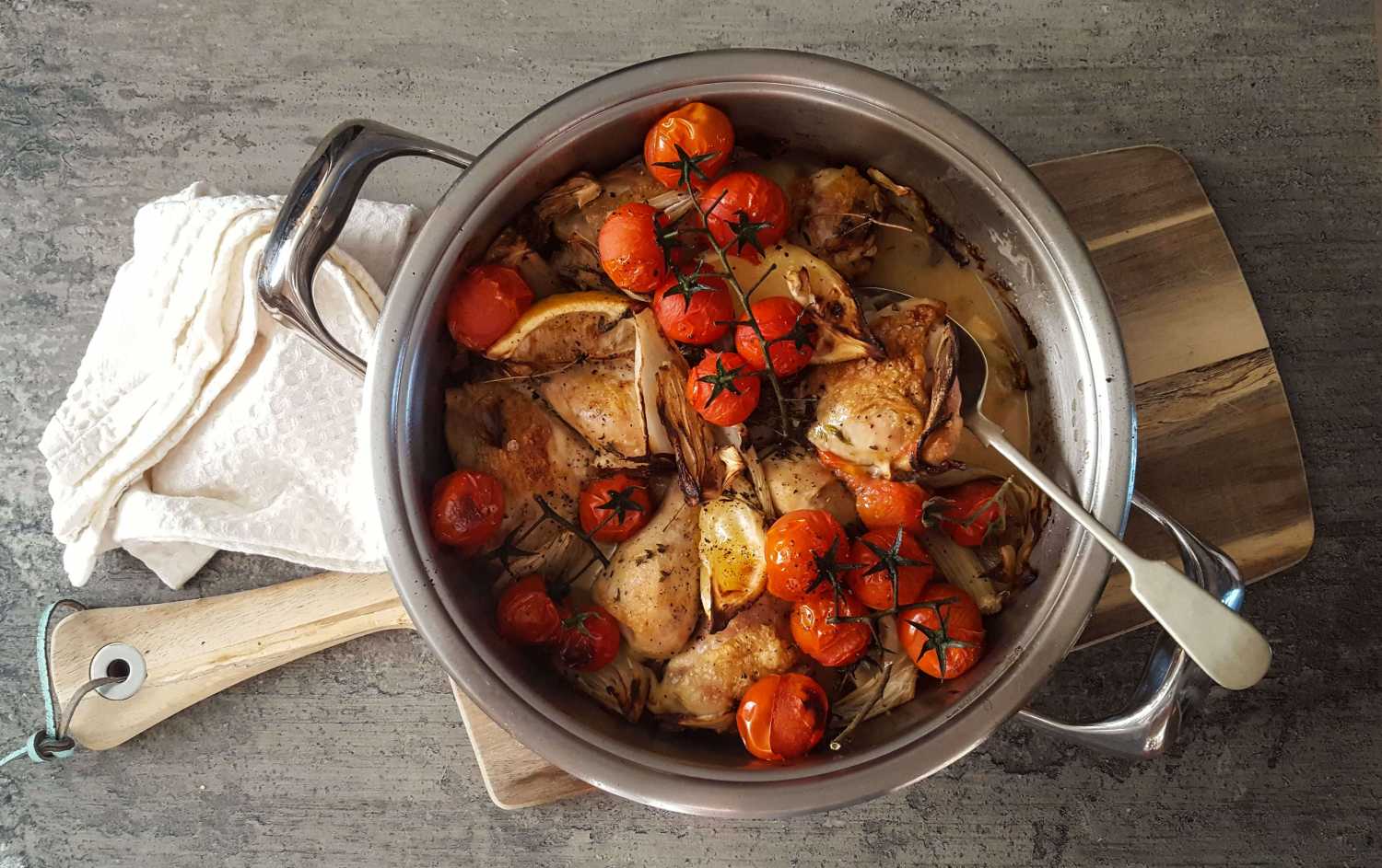 TUSCAN PAN-ROASTED CHICKEN